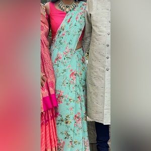 Ready to wear/ prestitched Indian saree